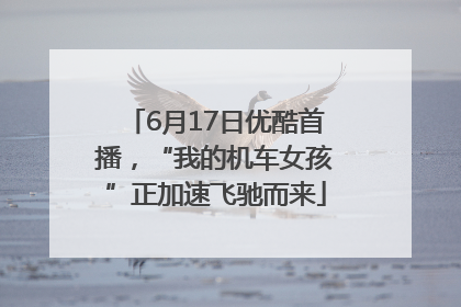 6月17日优酷首播，“我的机车女孩”正加速飞驰而来